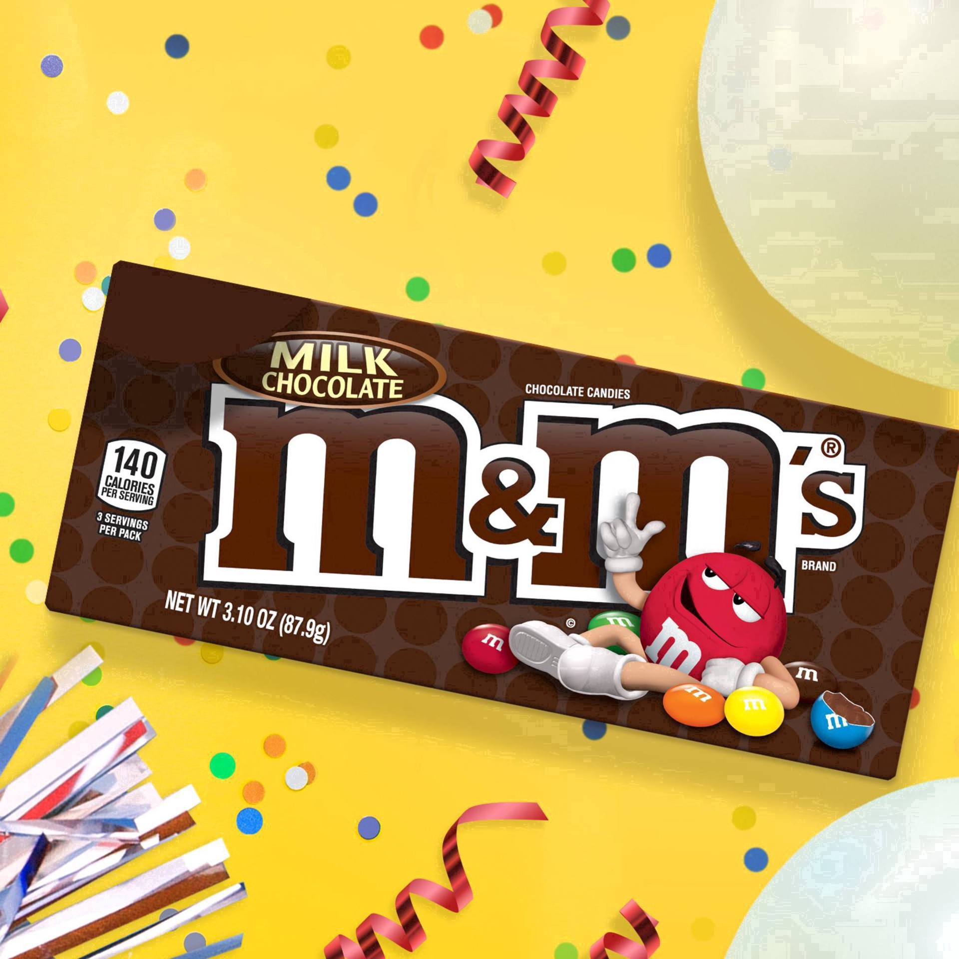 slide 26 of 74, M&M's Milk Chocolate Candy, 3.1 oz