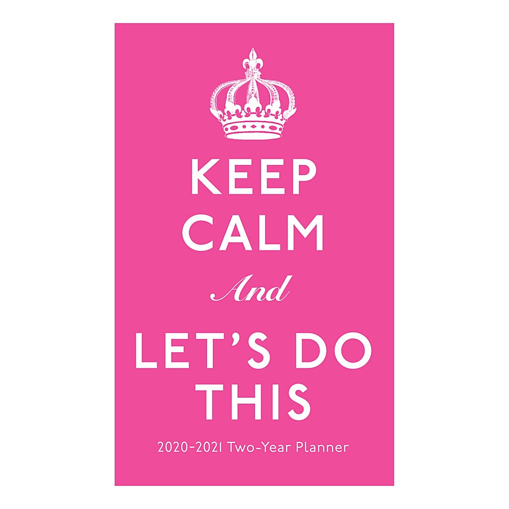 slide 1 of 1, Graphique de France 2-Year Academic Pocket Planner, FSC Certified, Keep Calm, 6 in x 3 3/4 in