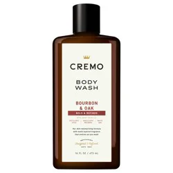 Cremo All Season Body Wash, Bourbon & Oak, Masculine Scent with a Tantalizing Essence of Lively Distiller''s Spices, 16oz
