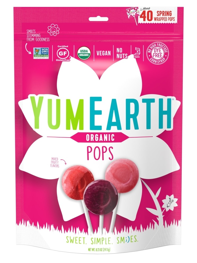 slide 1 of 1, YumEarth Easter Organic Fruit Pops, 8.73 oz