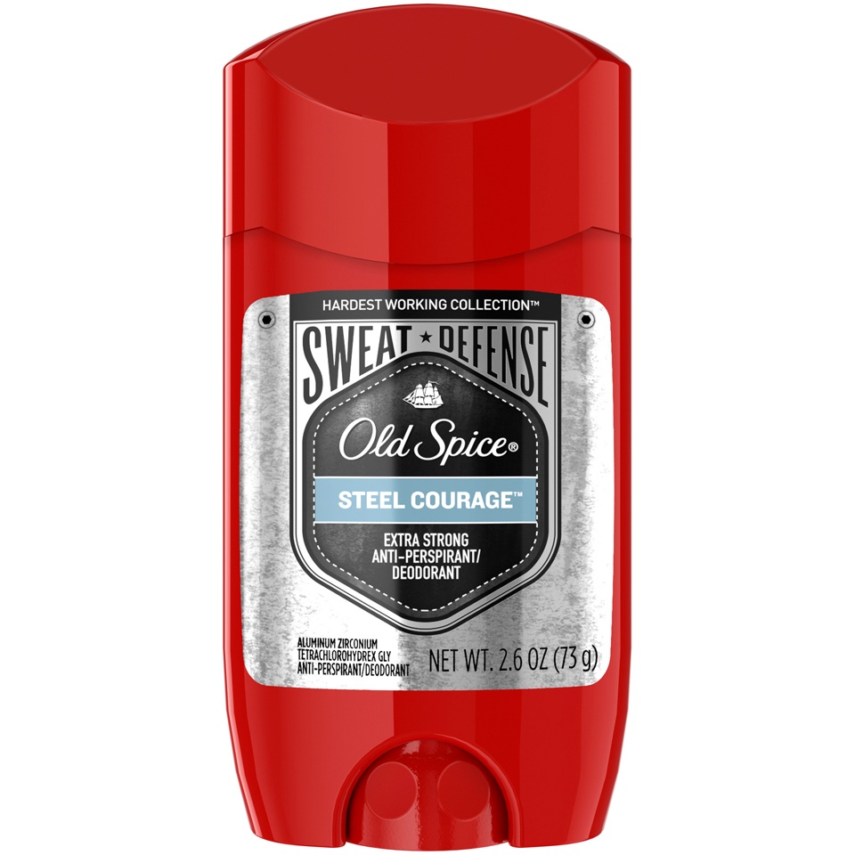 slide 2 of 4, Old Spice Hardest Working Collection Odor Blocker Steel Courage Antiperspirant and Deodorant, 2.6 oz