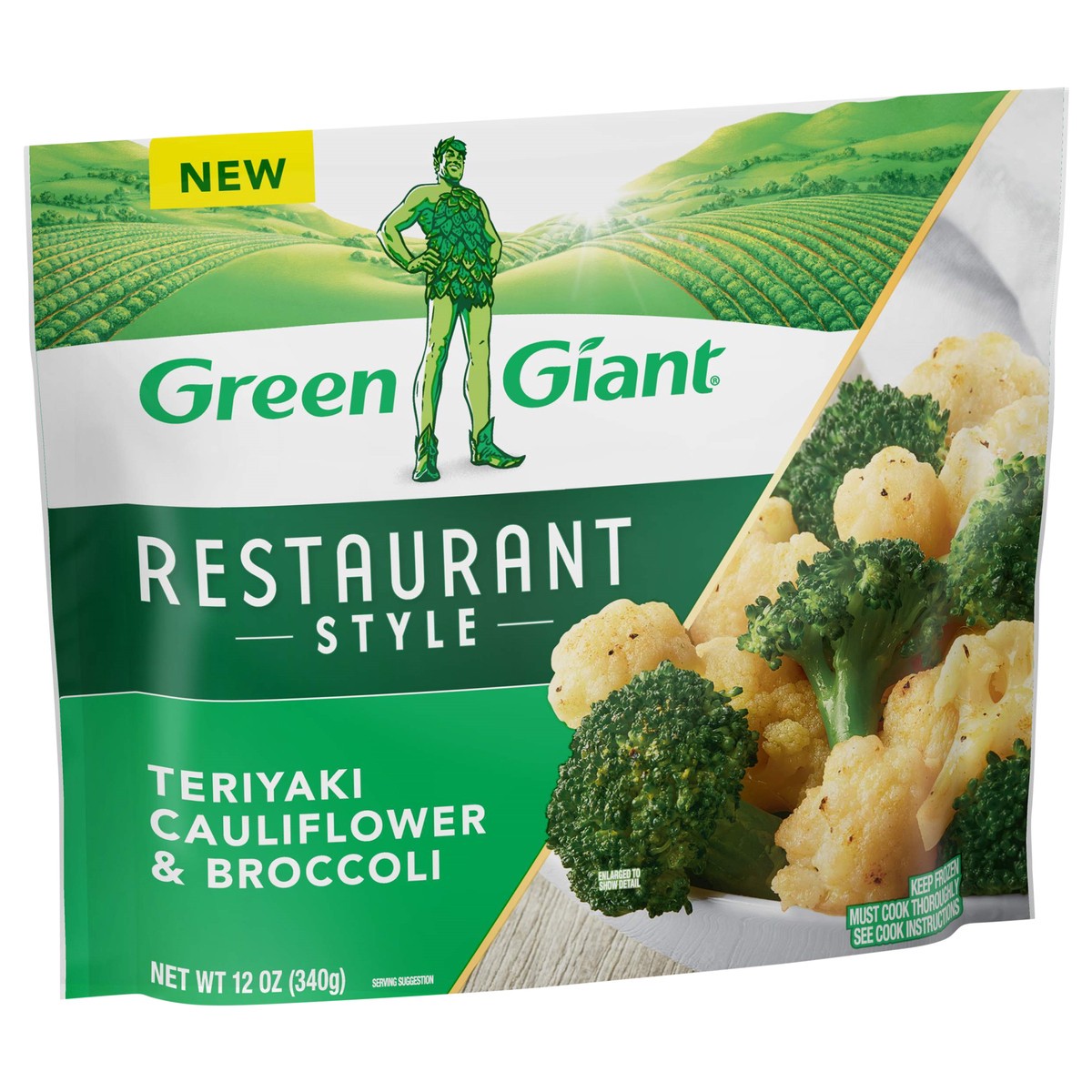 slide 9 of 9, Green Giant Restaurant Style Teriyaki Cauliflower & Broccoli, 12 oz