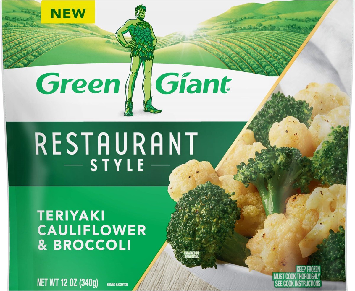 slide 8 of 9, Green Giant Restaurant Style Teriyaki Cauliflower & Broccoli, 12 oz
