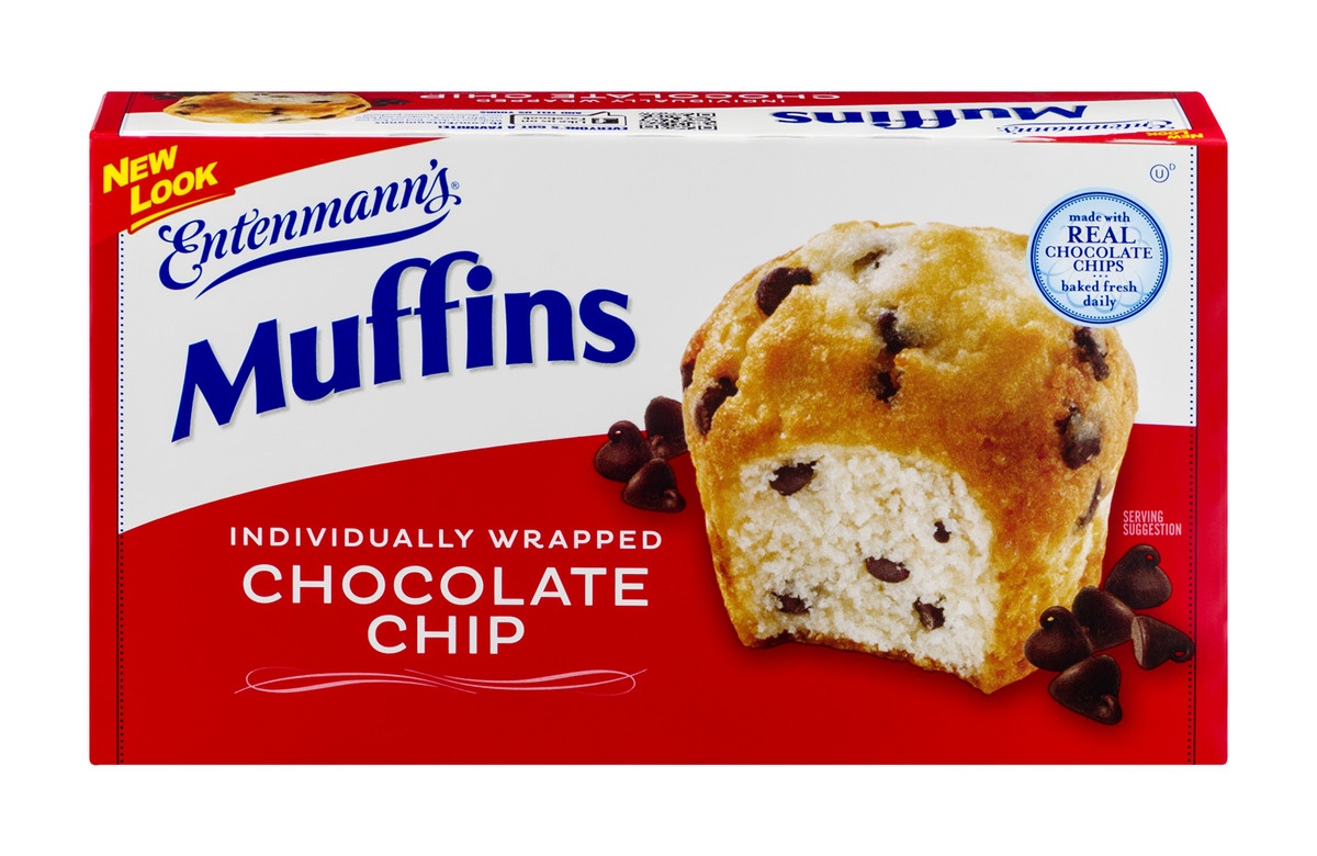 slide 1 of 1, Entenmann's Little Bites Chocolate Chip Muffins, 6 ct; 1.75 oz