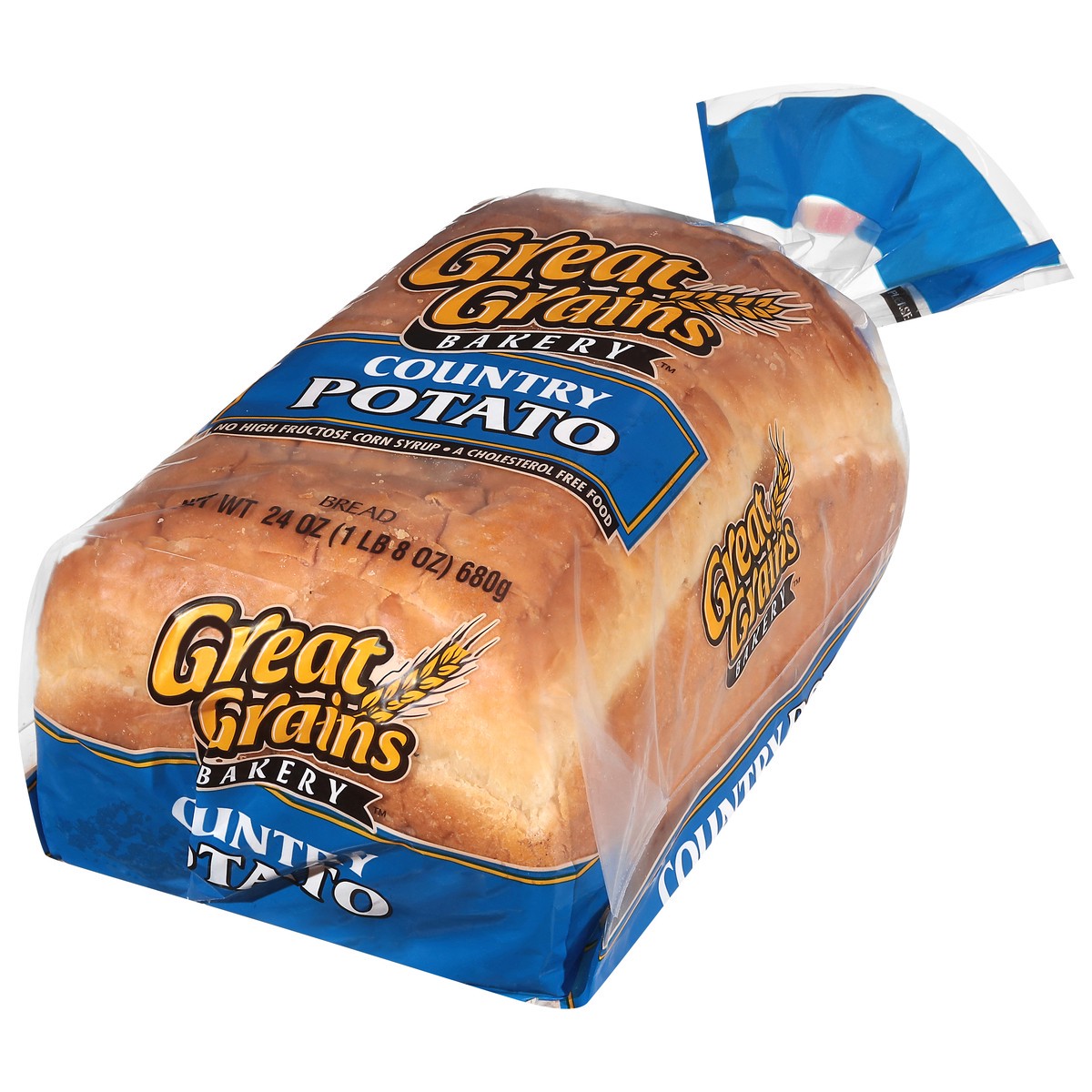 slide 4 of 4, Great Grains Wide Pan Potato Bread, 24 oz
