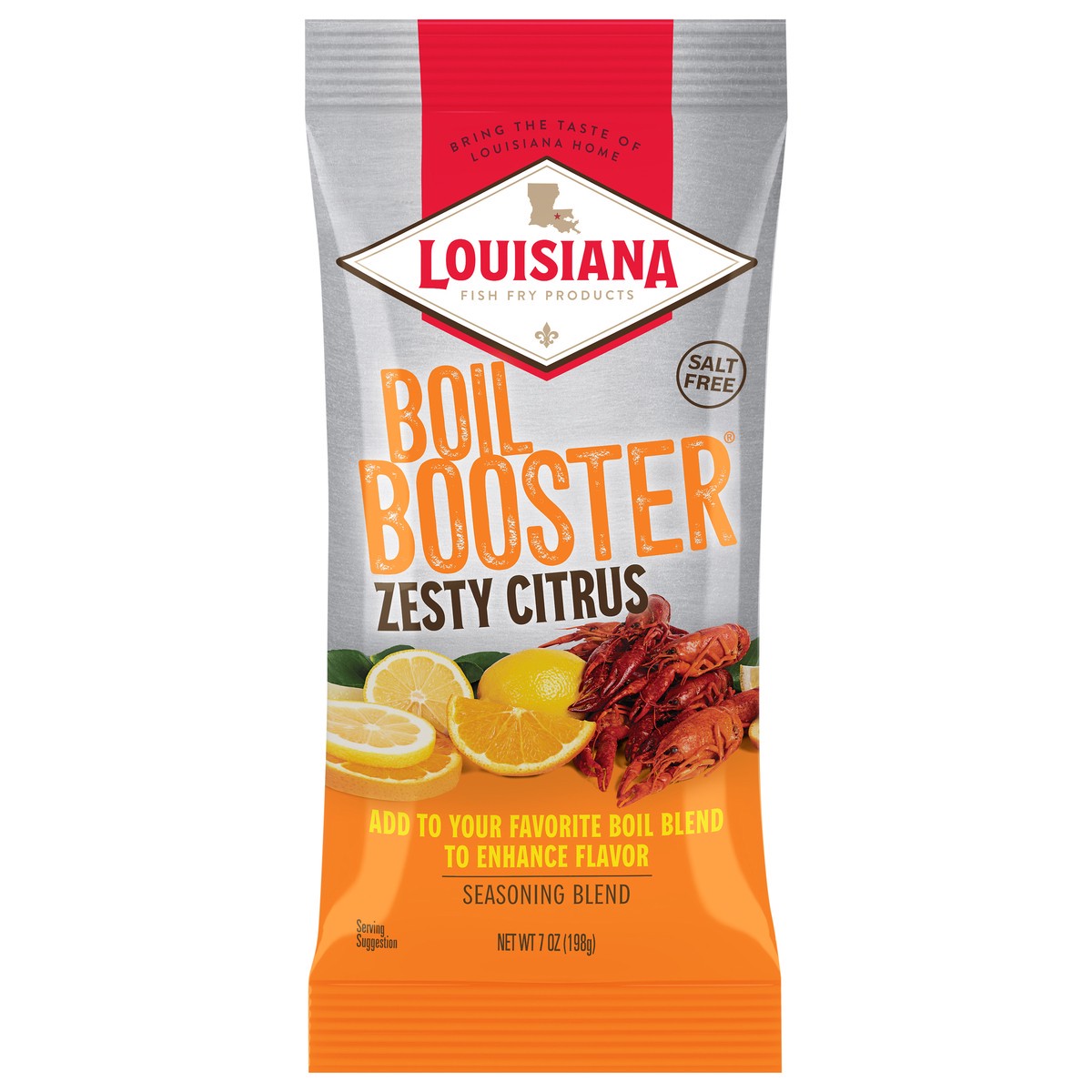 slide 1 of 11, Louisiana Fish Fry Products Boil Booster Zesty Citrus Seasoning Blend 7 oz, 7 oz