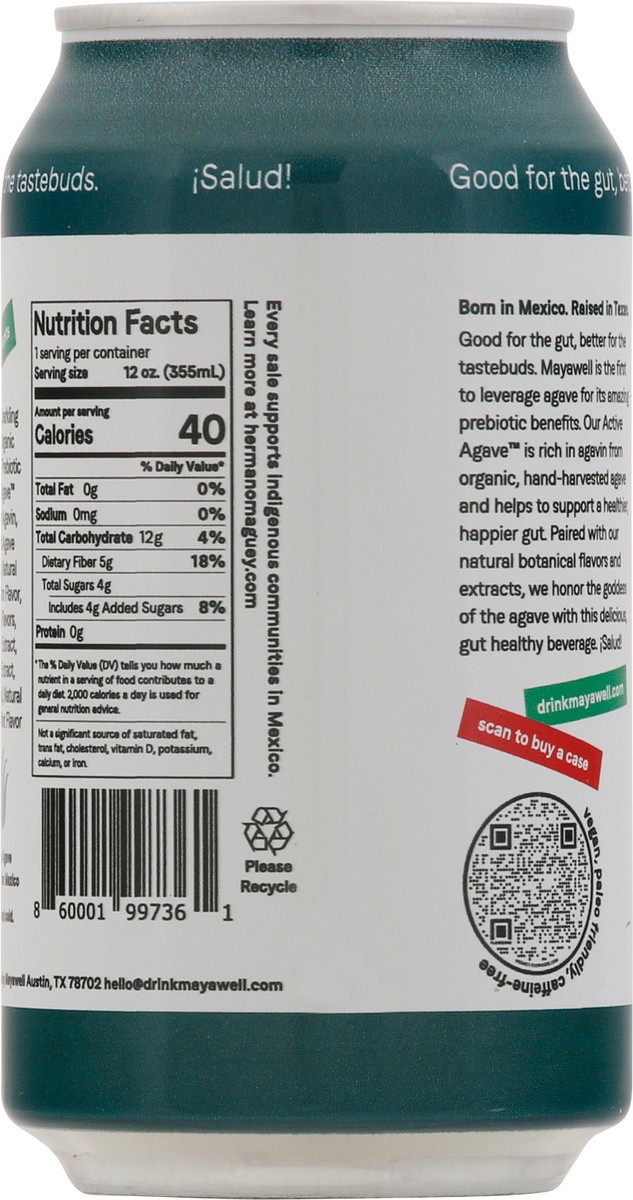 slide 10 of 13, Mayawell Watermelon Mint Prebiotic Soda with Currant - 12 fl oz, 12 fl oz