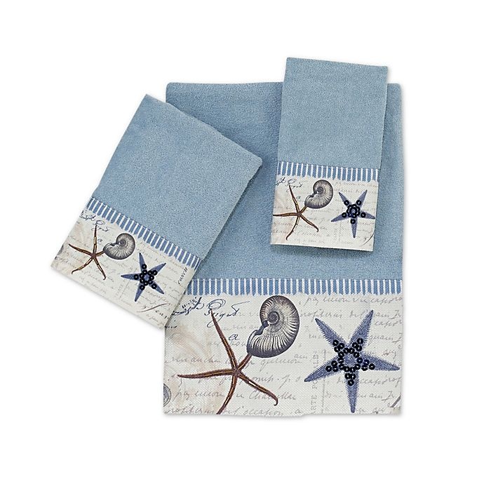 slide 1 of 1, Avanti Antigua Blue Fog Hand Towel, 1 ct