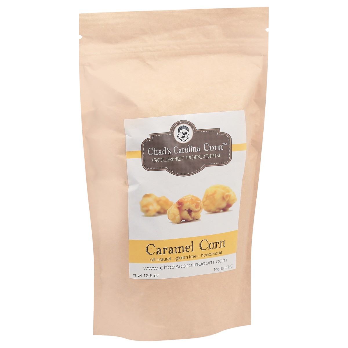 slide 4 of 9, Chad's Carolina Corn Chad's Caramel Gourmet Popcorn, 10.5 oz