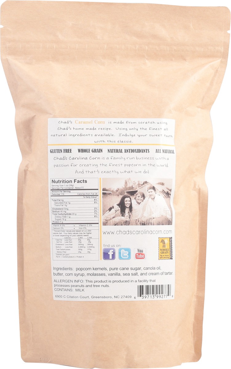 slide 8 of 9, Chad's Carolina Corn Chad's Caramel Gourmet Popcorn, 10.5 oz