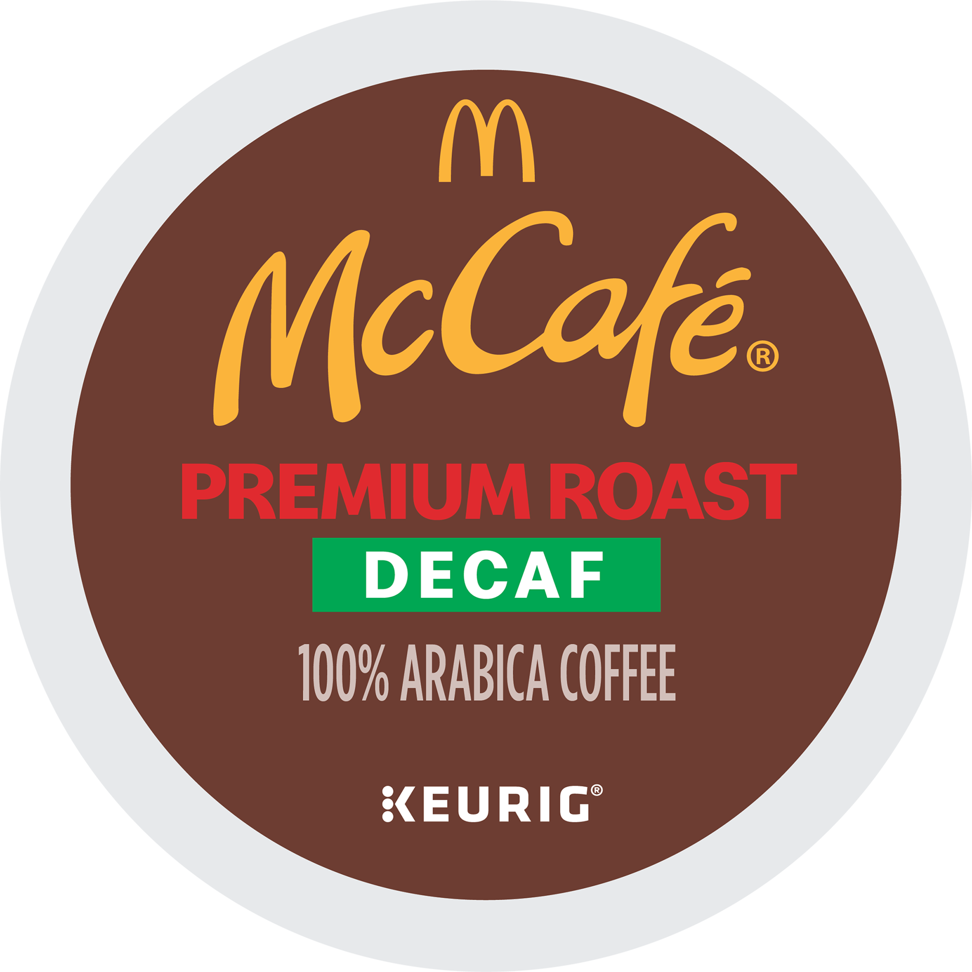 slide 3 of 5, McCafé Premium Roast Decaf Coffee K-Cup Pods, 32 ct Box, 32 ct