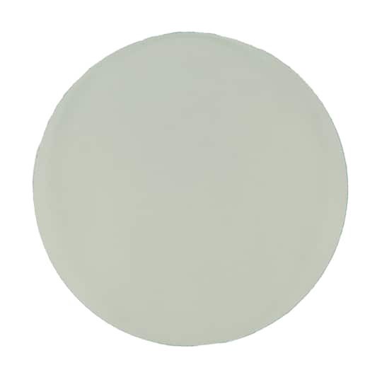 slide 1 of 1, Oceanside Glass & Tile Oceanside Compatible 6" Icicle Clear Smooth Transparent Circle Fusible Glass, 6 in