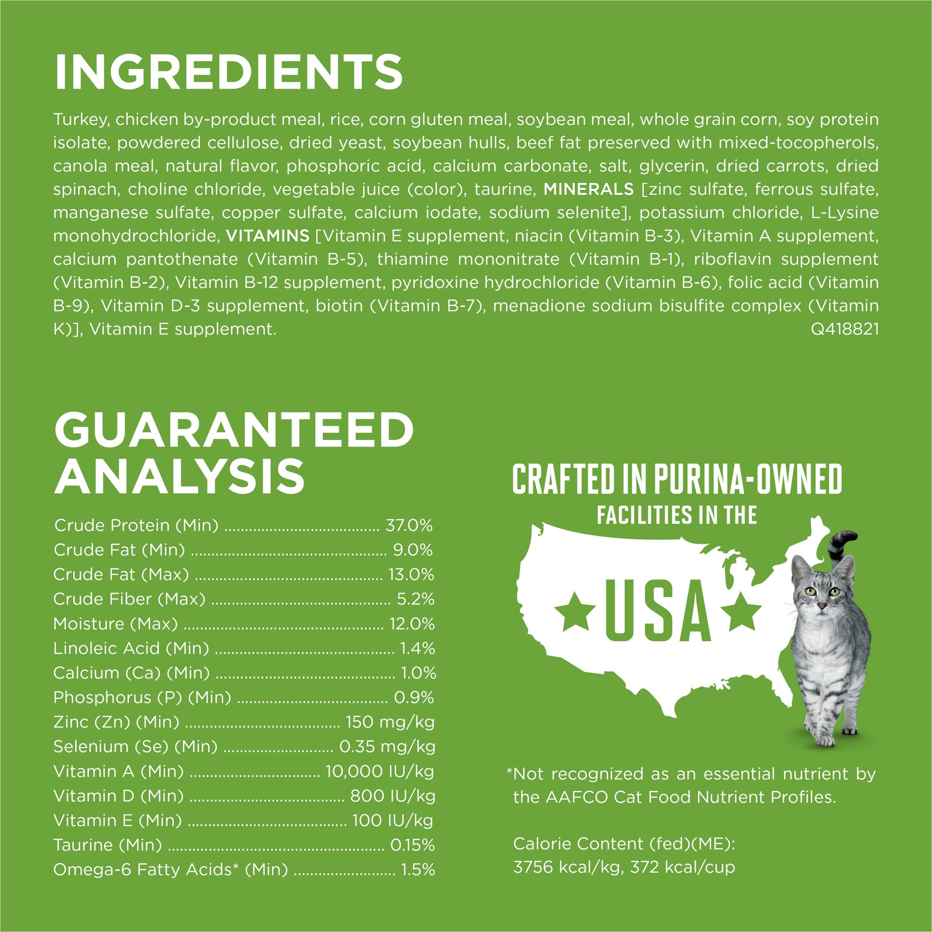 slide 3 of 9, Purina ONE Indoor Advantage Natural Dry Cat Food with Turkey for Indoor Cats - 3.5lbs, 3.5 lb