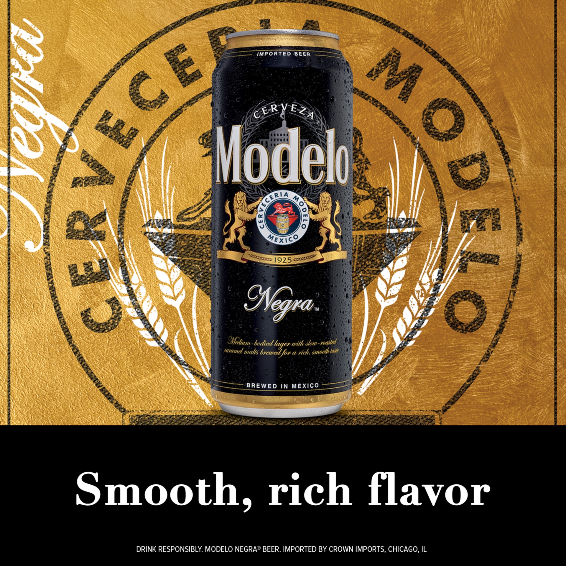 slide 2 of 6, Modelo Negra Mexican Amber Lager Beer, 24 oz