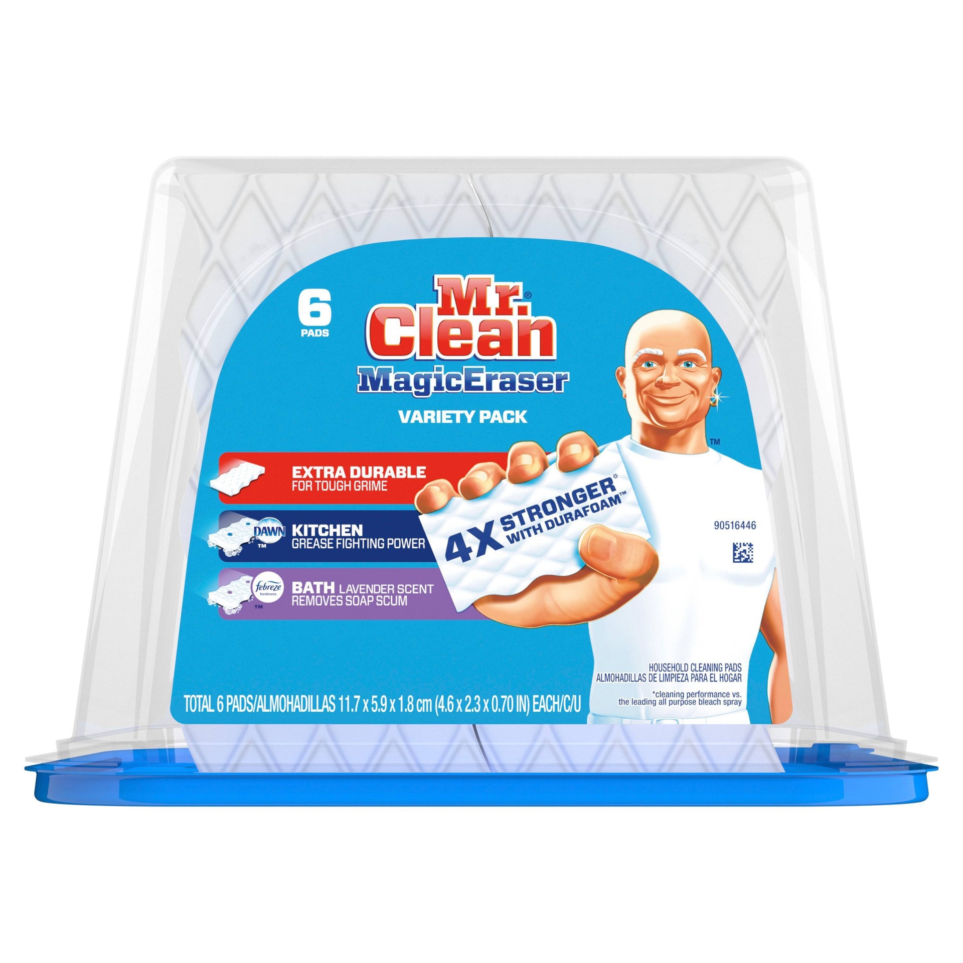 slide 1 of 2, Mr. Clean Magic Eraser Variety Pack, 6 ct