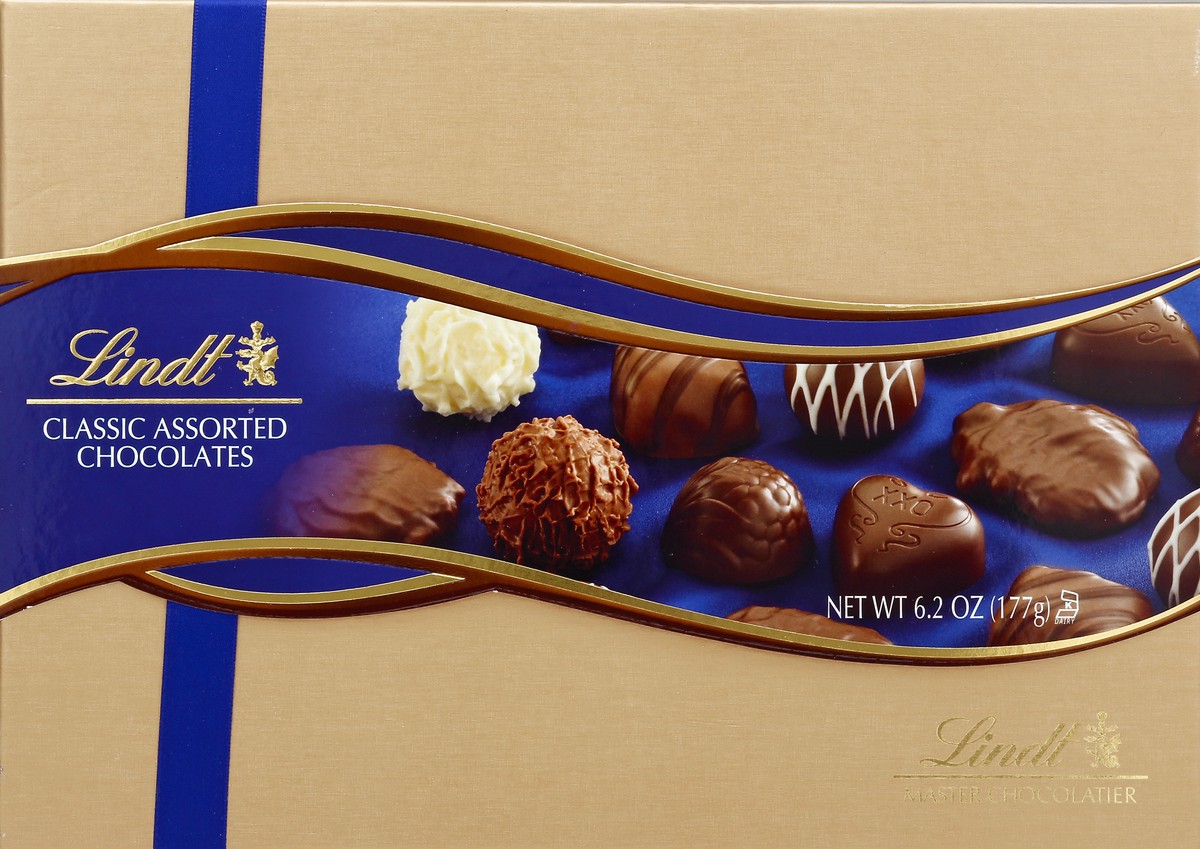 slide 4 of 4, Lindt Classic Assorted Chocolate Box, 6.2 oz