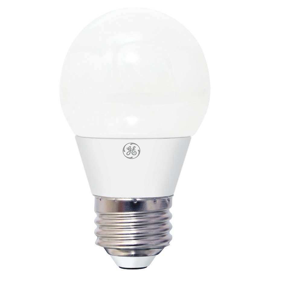 slide 3 of 3, GE LED 5.5-Watt (60-Watt) Soft White Ceiling Fan Frosted Finish Light Bulb, 2 ct