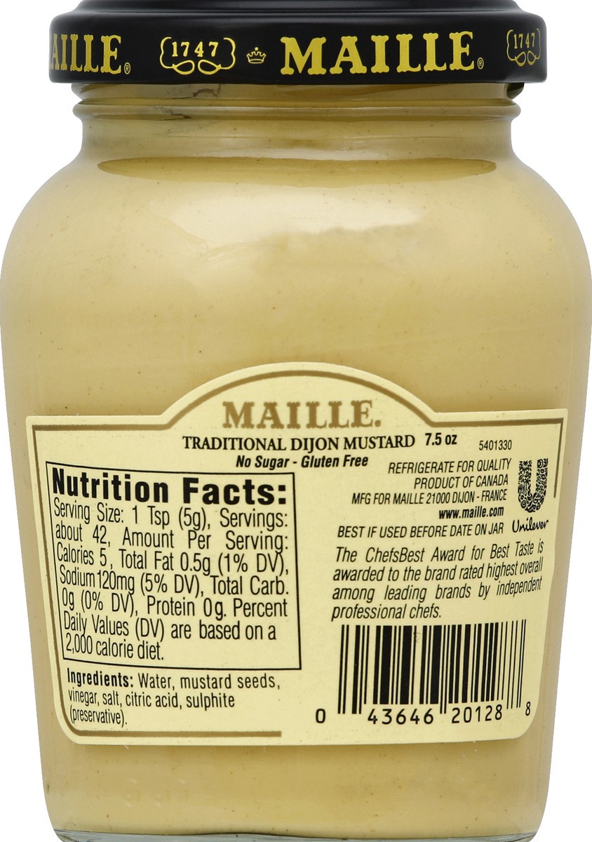 slide 4 of 7, Maille Mustard Dijon Original, 7.5 oz, 7.5 oz