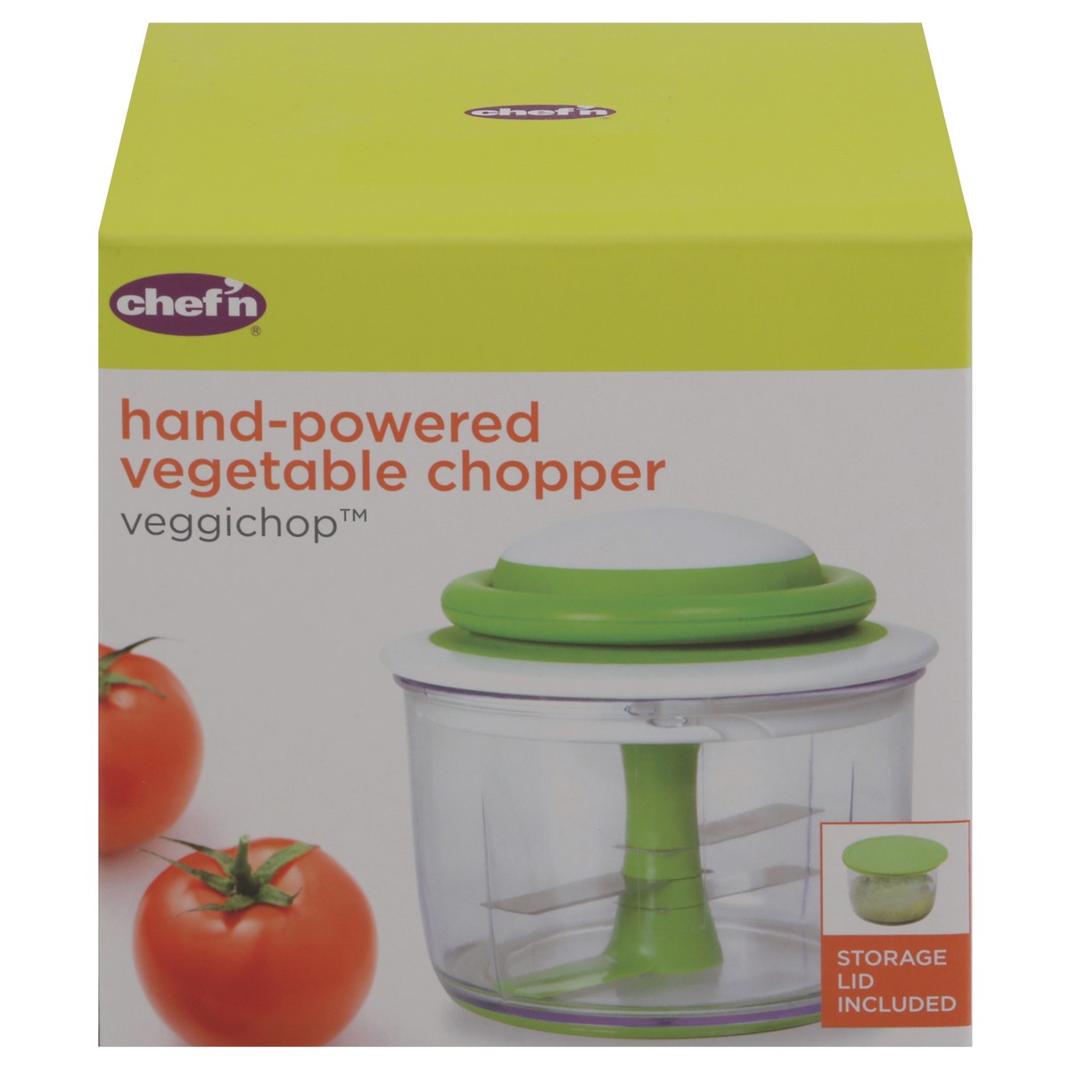 slide 8 of 11, Chef'n Hand Powered Vegetable Chopper 1 ea, 1 ct
