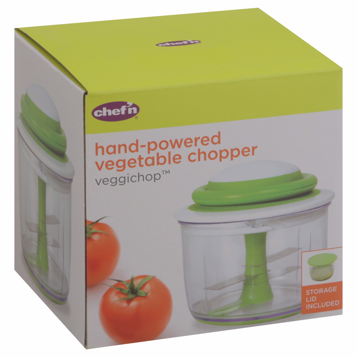 slide 2 of 11, Chef'n Hand Powered Vegetable Chopper 1 ea, 1 ct