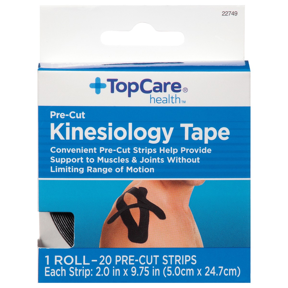 slide 11 of 14, TopCare Health Pre-Cut Kinesiology Tape 1 ea, 1 ct