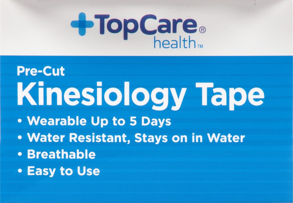 slide 8 of 14, TopCare Health Pre-Cut Kinesiology Tape 1 ea, 1 ct