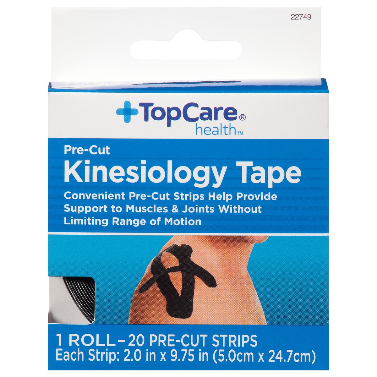 slide 12 of 14, TopCare Health Pre-Cut Kinesiology Tape 1 ea, 1 ct