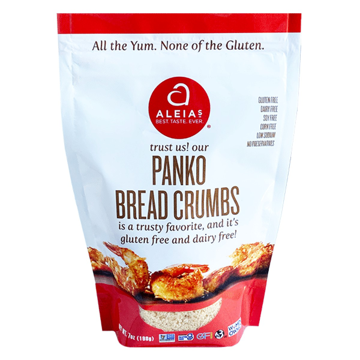 slide 1 of 5, Aleia's Panko Bread Crumbs, 7 oz