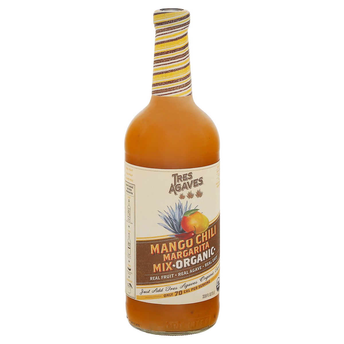 slide 4 of 11, Tres Agaves Organic Mango Chili Margarita Mix 33.8 fl oz, 33.8 fl oz