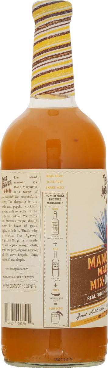 slide 9 of 11, Tres Agaves Organic Mango Chili Margarita Mix 33.8 fl oz, 33.8 fl oz