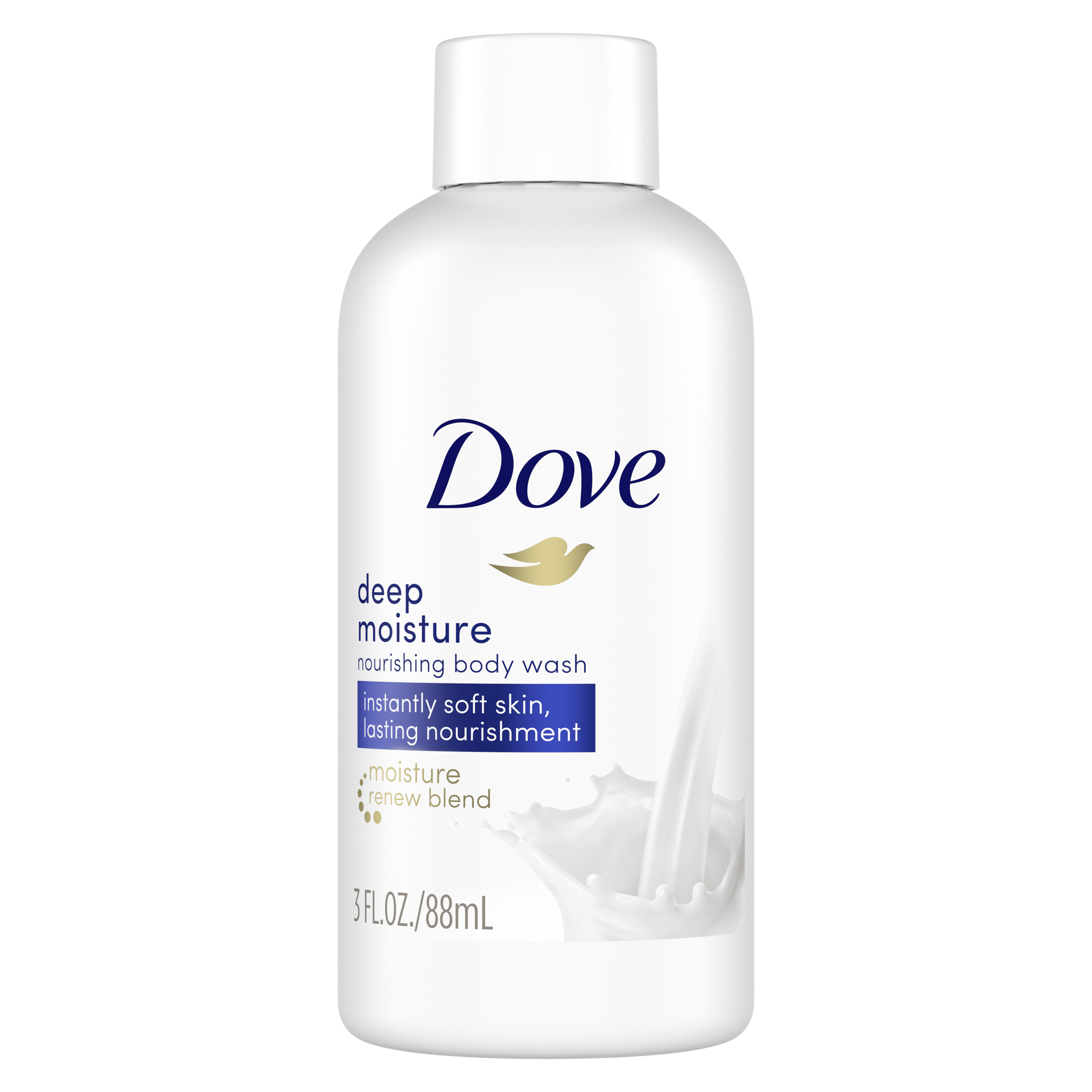 slide 3 of 6, Dove Body Wash Deep Moisture, 3 oz, 3 oz