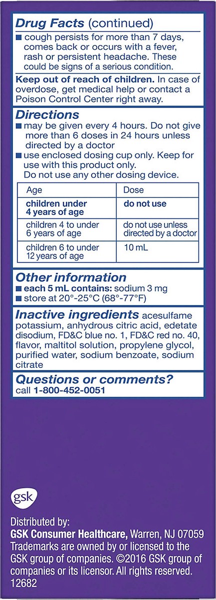 slide 8 of 10, Triaminic Nighttime Cold & Cough Relief Children's Cough Medicine, Grape Flavor - 4 Oz Bottle, 4 oz