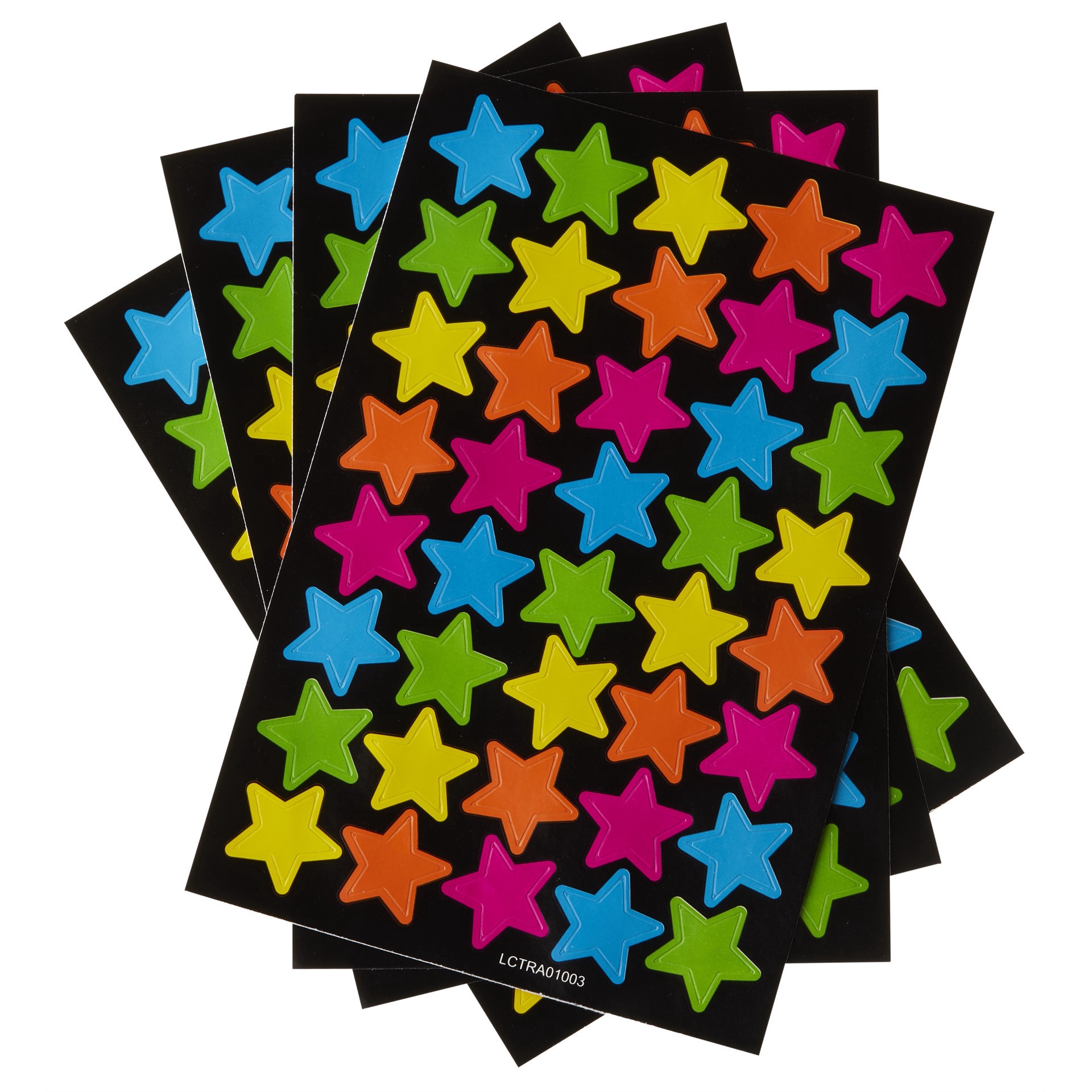 slide 3 of 3, Neon Star Stickers By Recollections, 1 ct