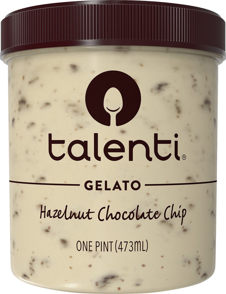 slide 1 of 4, Talenti Gelato Hazelnut Chocolate Chip, 1 pint, 1 pint