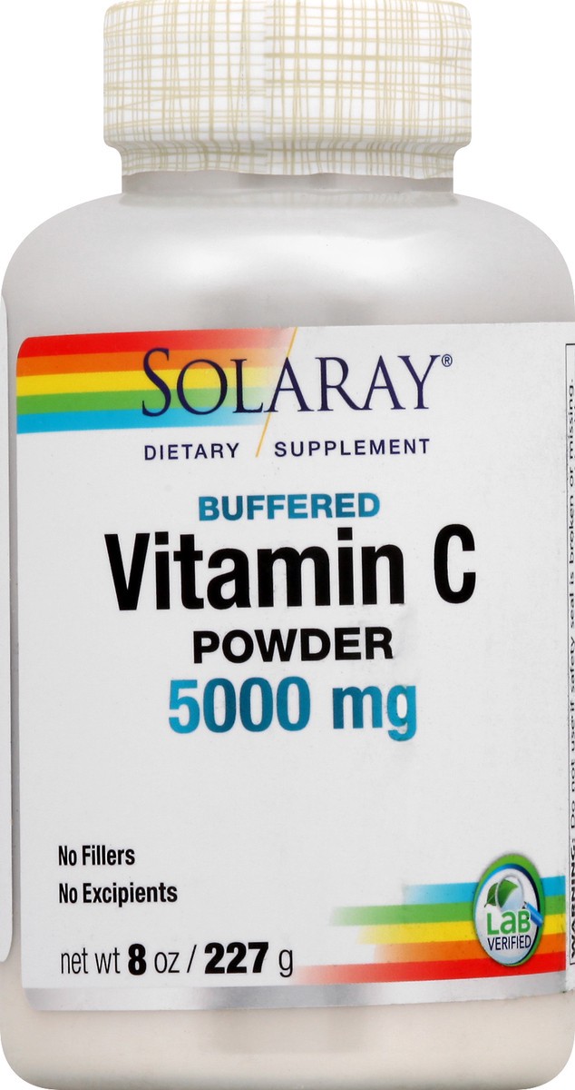 slide 2 of 9, Solaray Non-acidic Vitamin C Powder, 8 oz