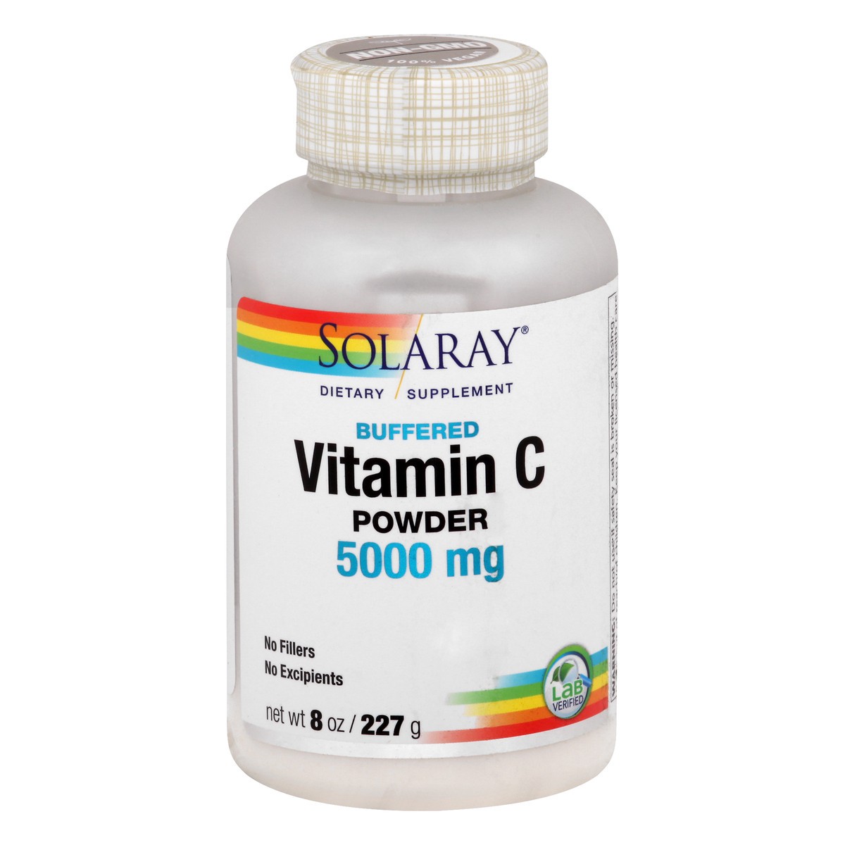 slide 1 of 9, Solaray Non-acidic Vitamin C Powder, 8 oz