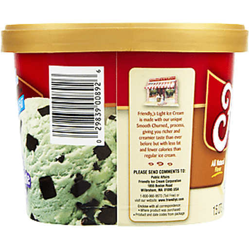 slide 8 of 18, Friendly's Light Mint Chocolate Chip Ice Cream, 48 oz