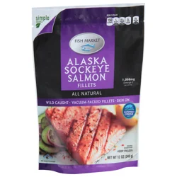 Hy-vee Fish Market Alaska Sockeye Salmon Fillets