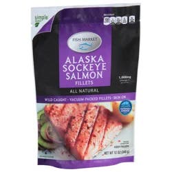 Hy-vee Fish Market Alaska Sockeye Salmon Fillets
