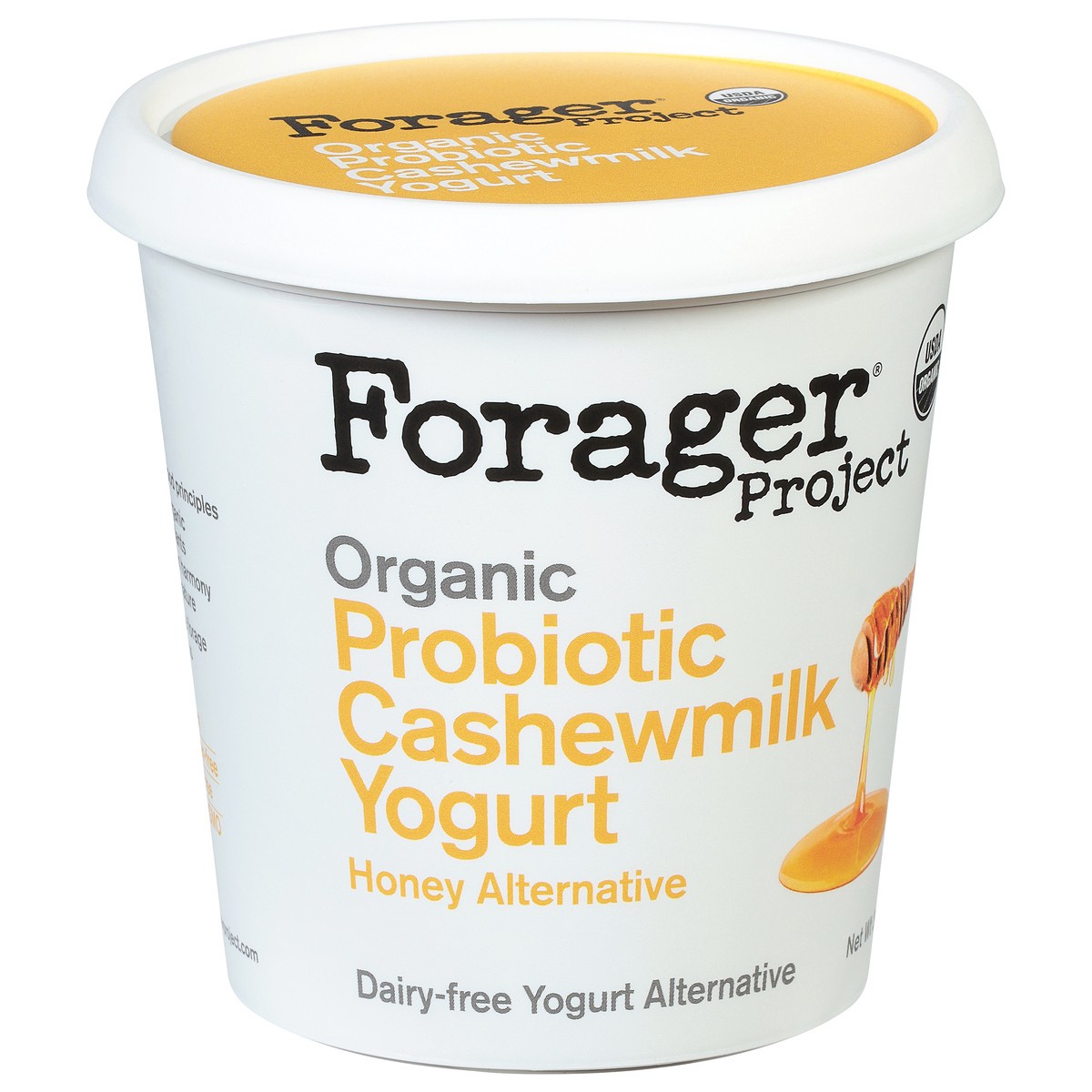 slide 8 of 9, Forager Project Probiotic Organic Dairy-Free Honey Alternative Cashewmilk Yogurt 24 oz, 24 oz