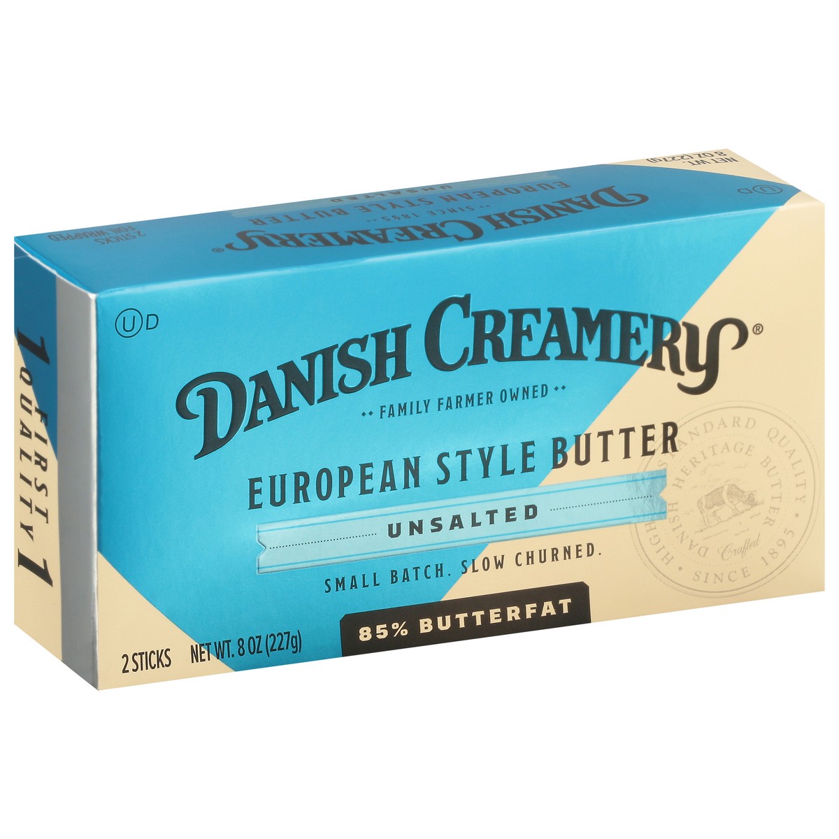 slide 5 of 11, Danish Creamery Unsalted European Style Butter 8 oz. Box, 8 oz