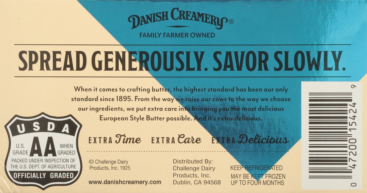 slide 6 of 11, Danish Creamery Unsalted European Style Butter 8 oz. Box, 8 oz