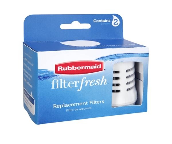 slide 1 of 1, Rubbermaid Filter Fresh Replacement Filters, 2 ct