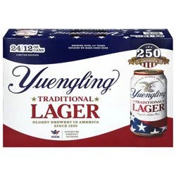 Yuengling Traditional Lager Beer 24 - 12 fl oz Cans
