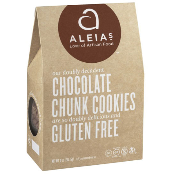 slide 1 of 1, Aleia's Gluten Free Chocolate Chunk Cookies , 9 oz
