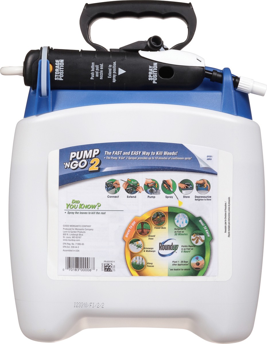 slide 12 of 12, Roundup Weed & Grass Killer 1.33 gal, 1.33 gal
