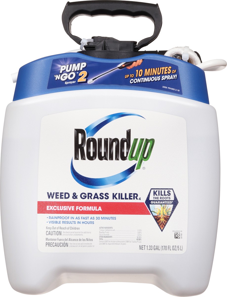 slide 11 of 12, Roundup Weed & Grass Killer 1.33 gal, 1.33 gal