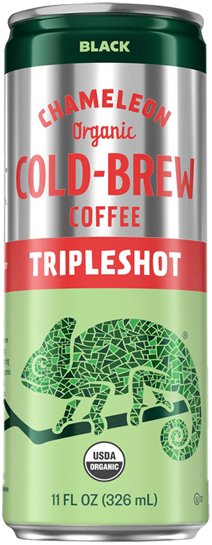 slide 1 of 1, Chameleon Cold-Brew Organic Tripleshot Black Cold Brew Coffee, 11 fl oz