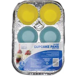 Weis Quality 6 Cup Cake Pan - 2 pk
