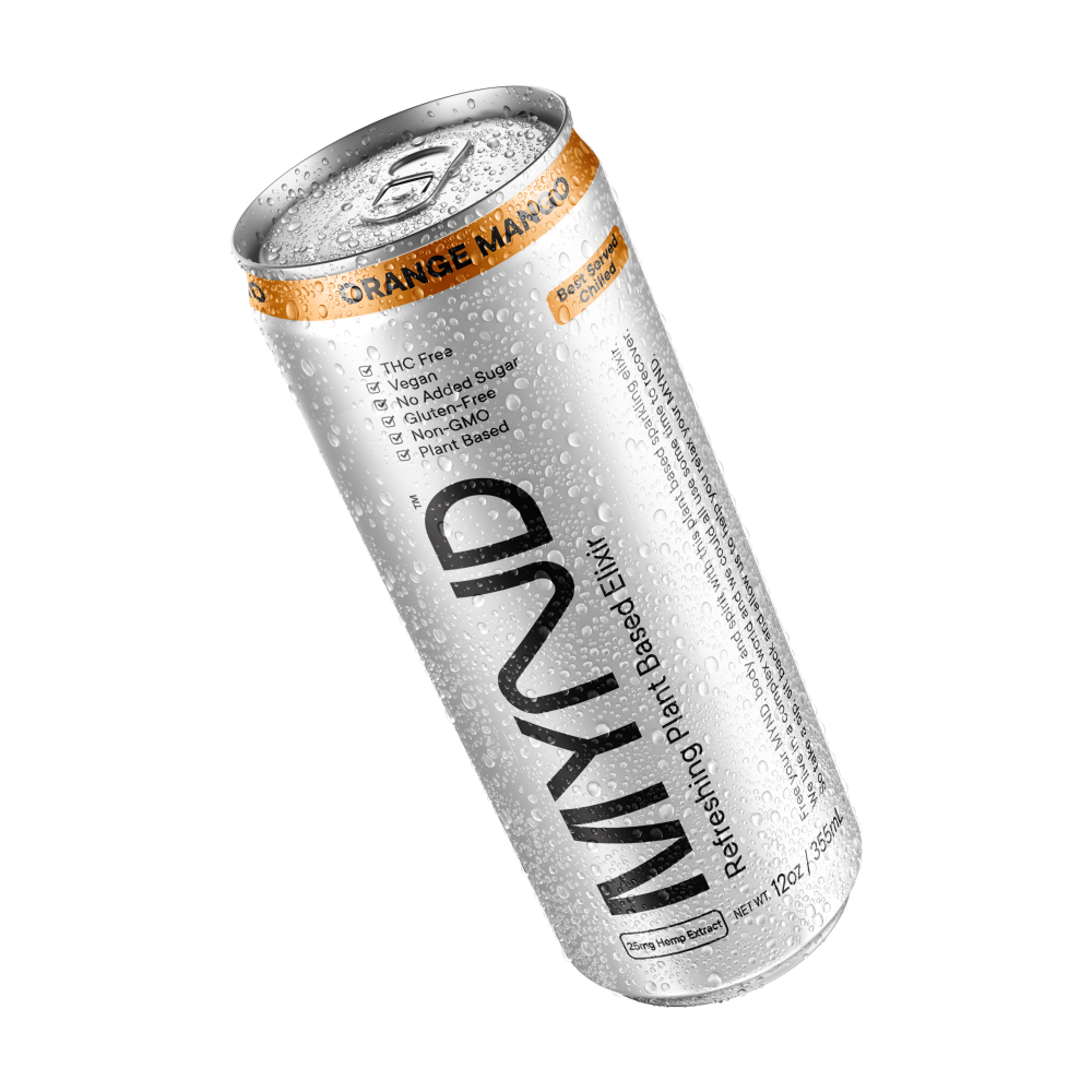 slide 2 of 2, Mynd Orange Mango Hemp Refreshing Plant Based Elixer, 12 oz